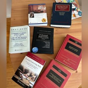 Assorted 2L Law School Textbooks